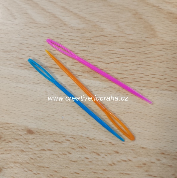 jehla plastová tupá 1.8 x65mm 3ks mix barev